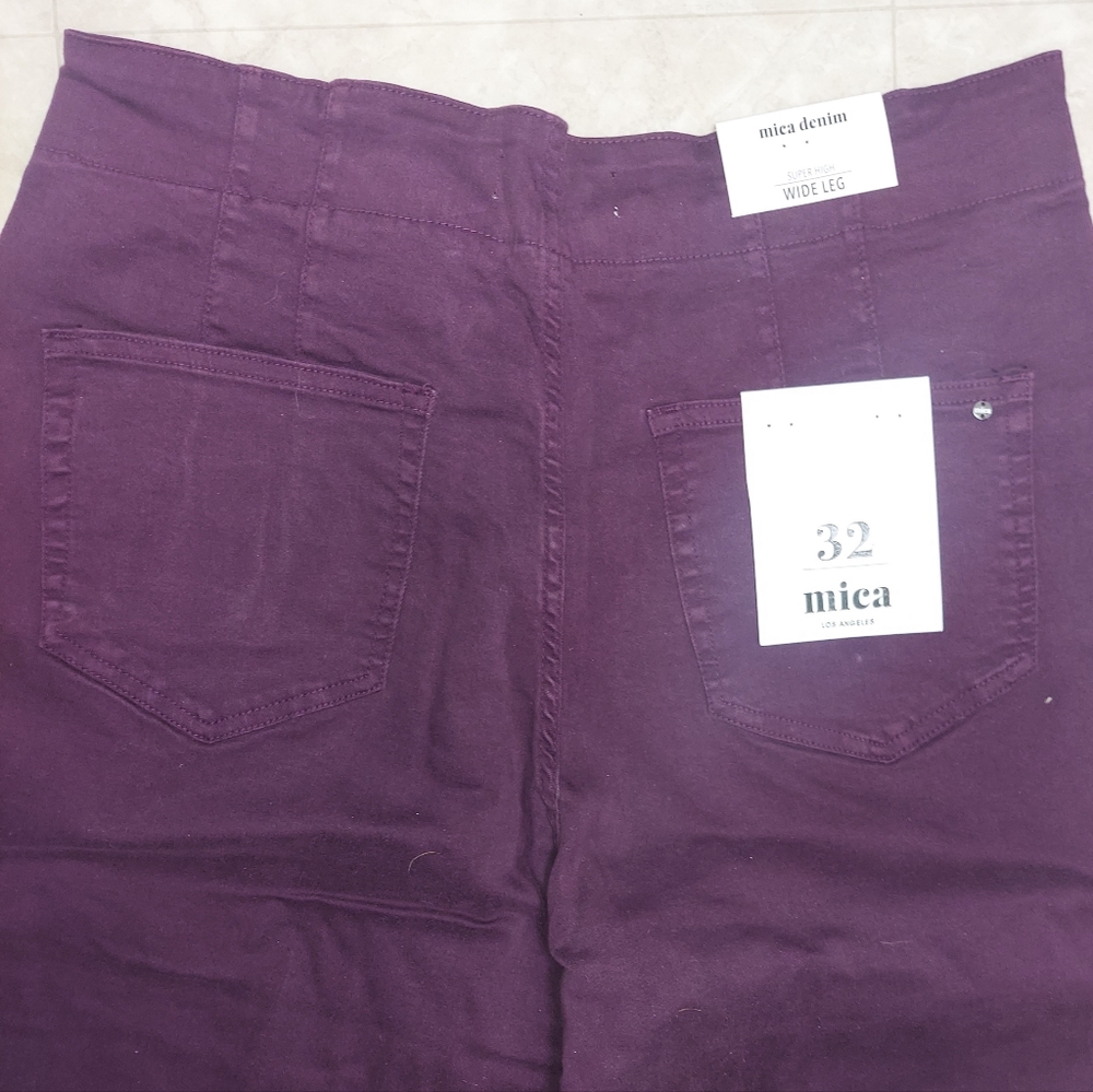 Mica High Waisted Wide Leg Pants - Picture 6 of 9